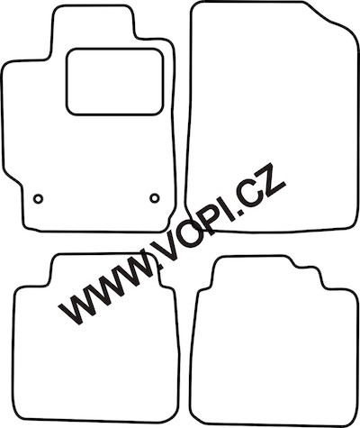 Autokoberce Toyota Camry USA 2007 - Autofit (4765)